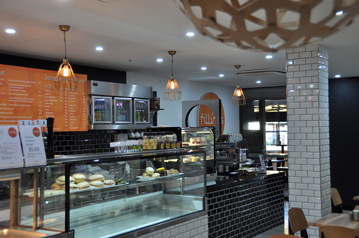 logo design Basic Bites on white