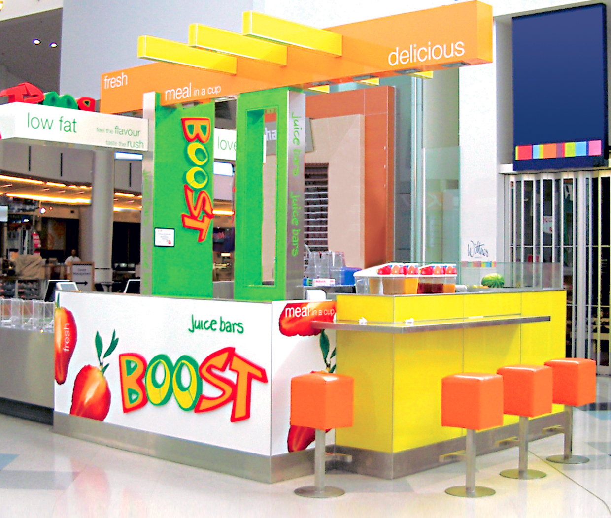 Logo design Boost Juice Bars