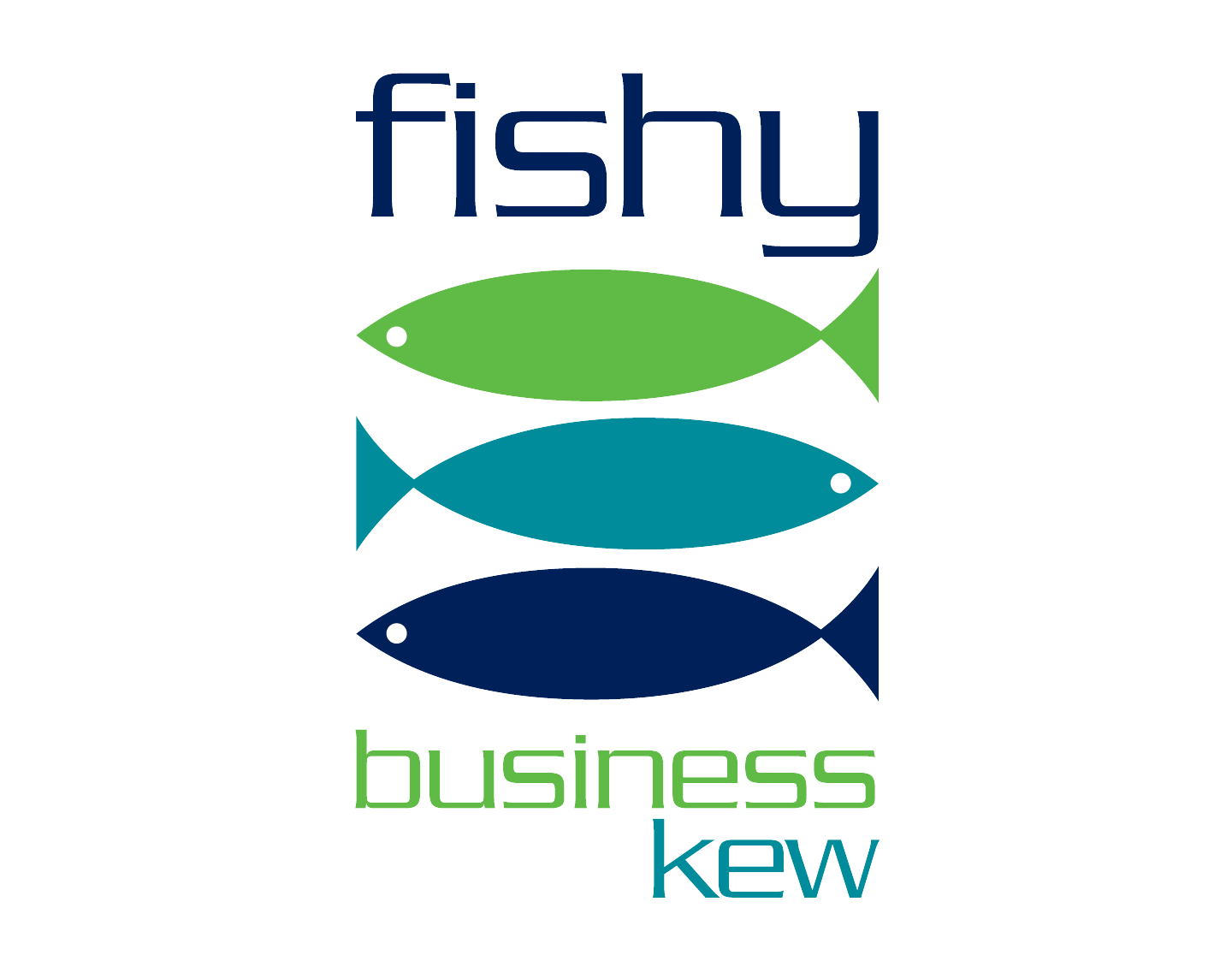 Logo design for fish and chip shop Fishy Business Kew