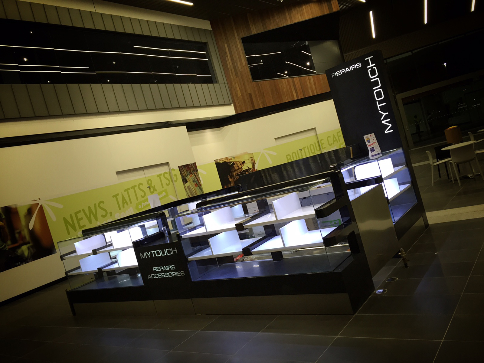 Retail kiosk design My Touch