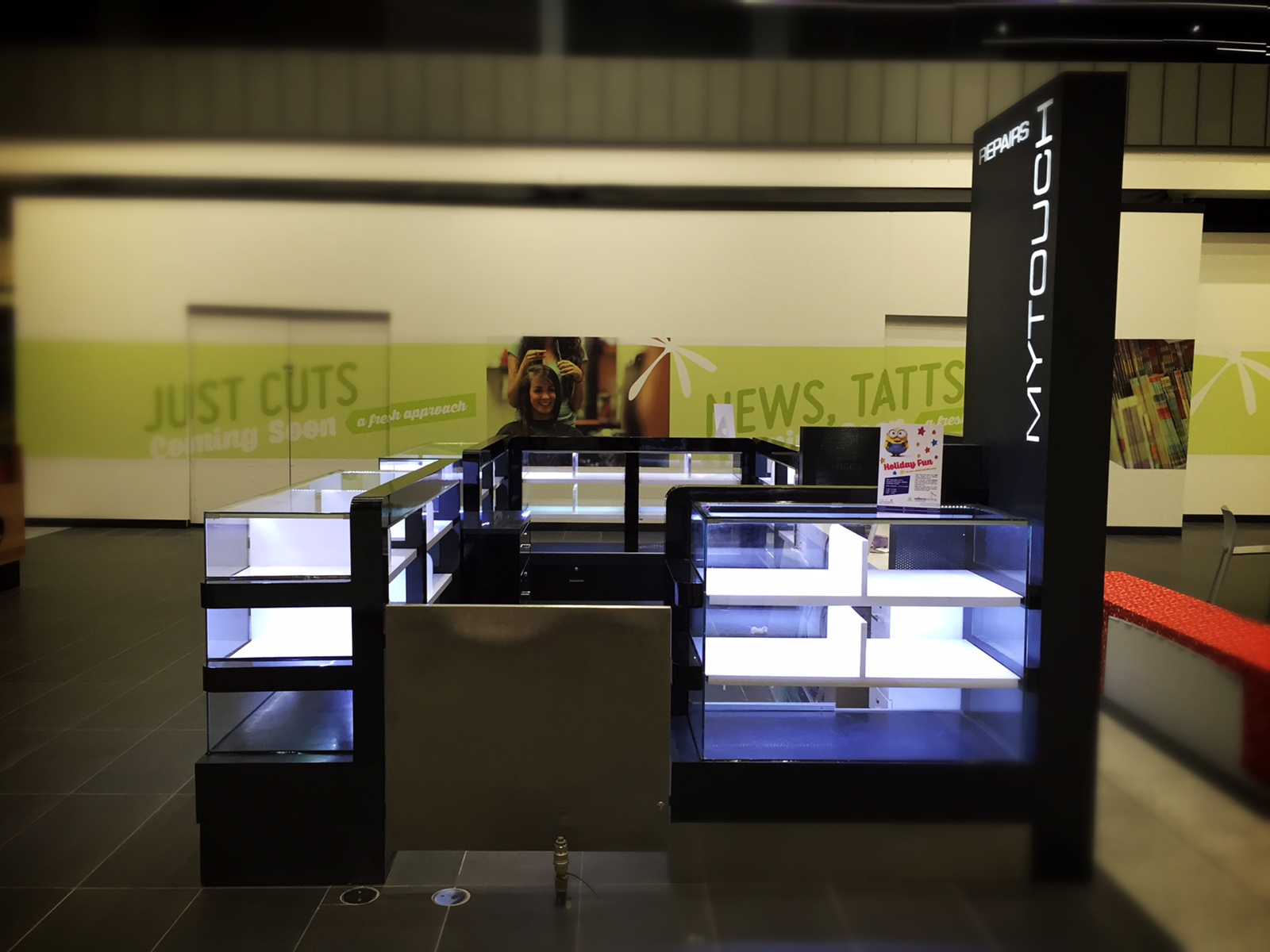 Retail kiosk design My Touch