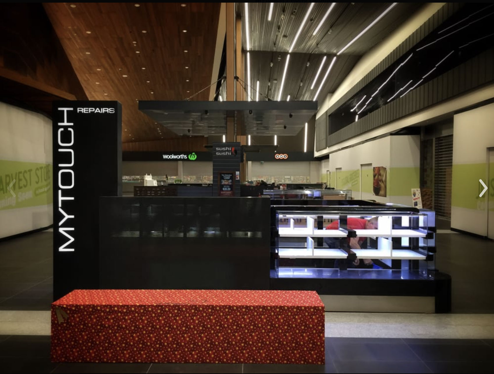 Retail kiosk design My Touch