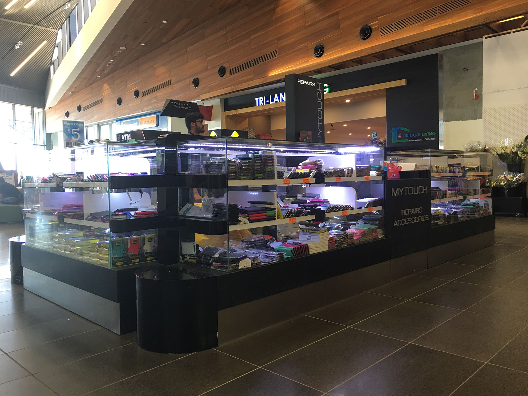 Retail kiosk design My Touch