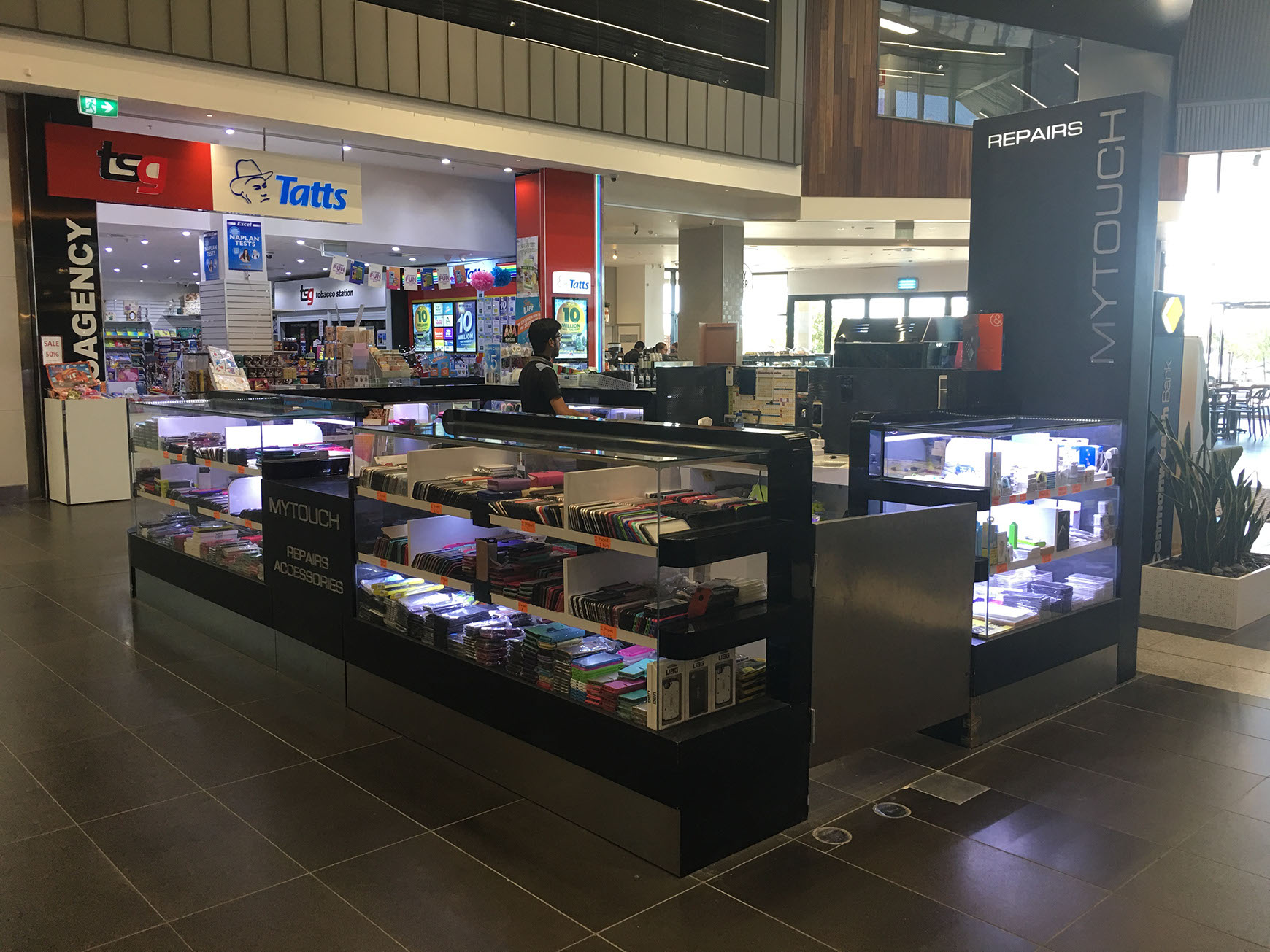 Retail kiosk design My Touch