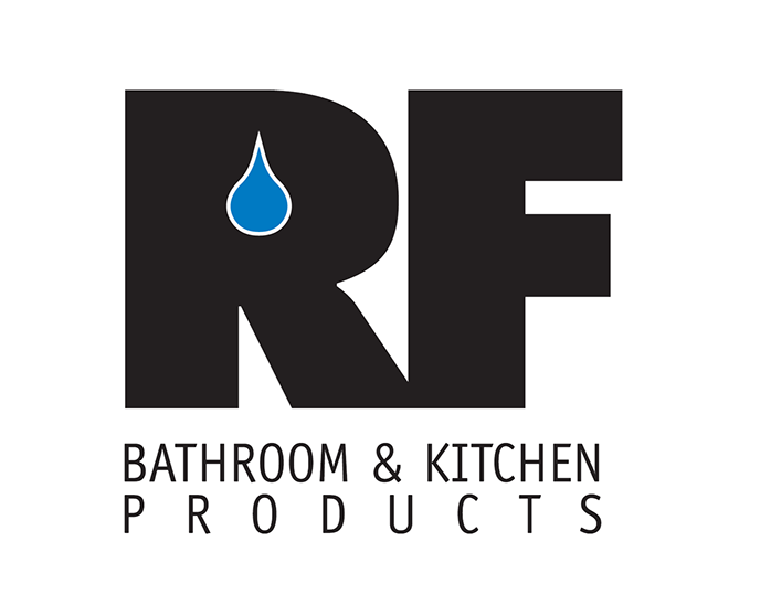 logo design RF Bathrooms