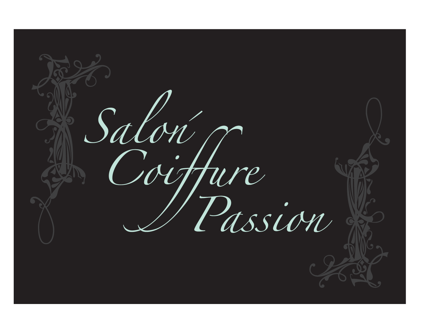 company logo brand for hair dressing salon