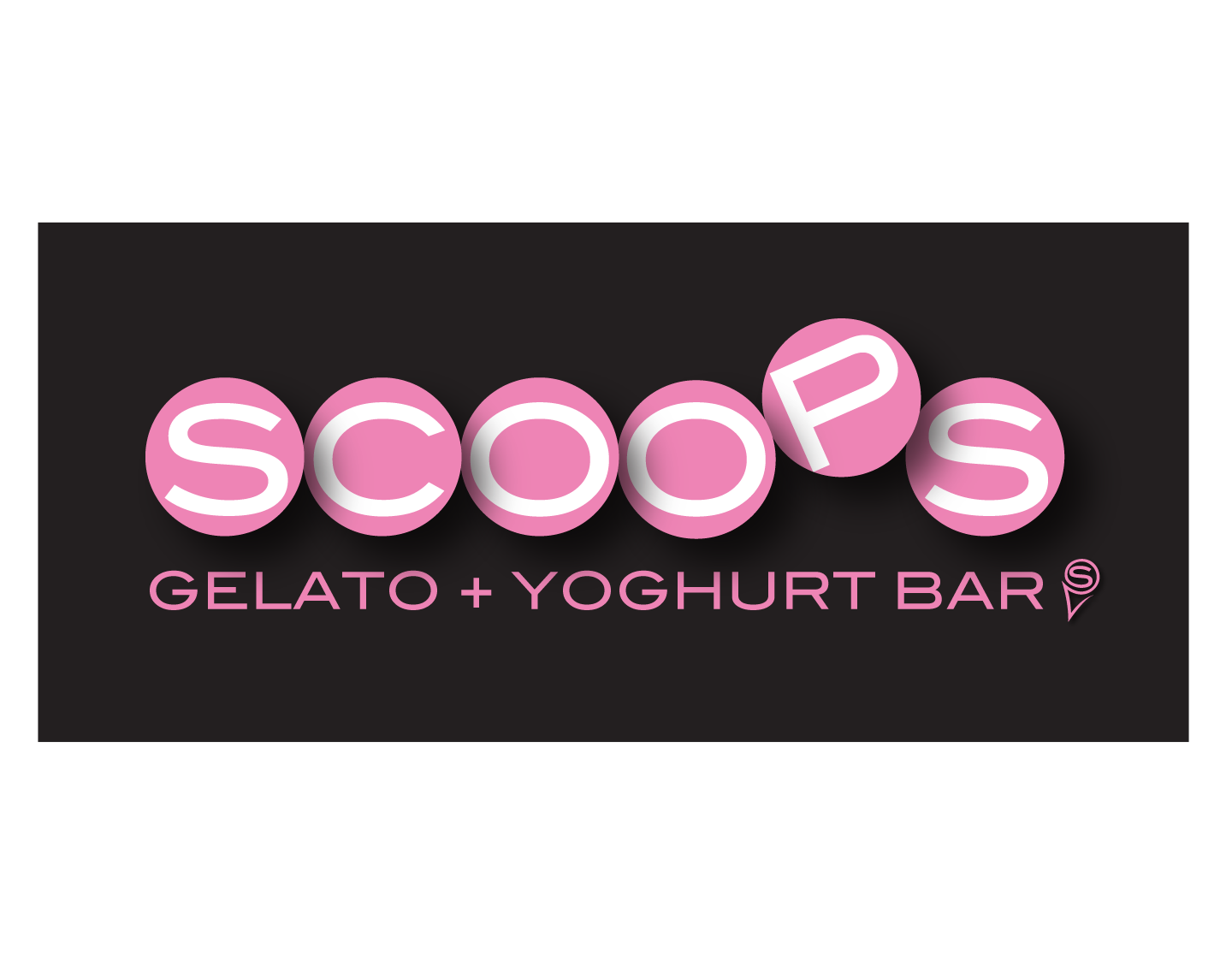 logo creation for Scoops Gelato